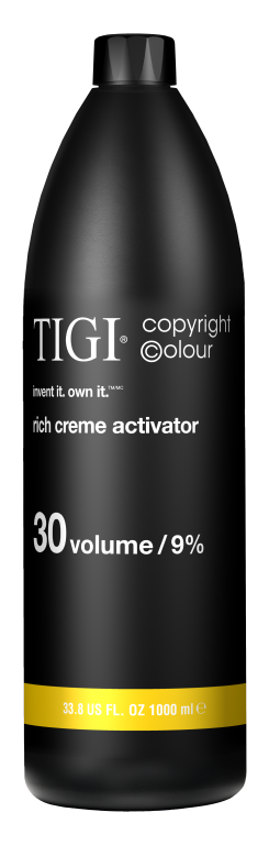 TIGI COPYRIGHT ©OLOUR RICH CREME ACTIVATOR – 30 VOLUME / 9%